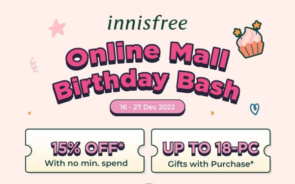 innisfree Online Mall Birthday Bash Sales