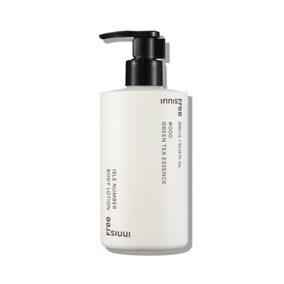 Isle Number Body Lotion #Green Tea Essence 300ml [MAR NEW]