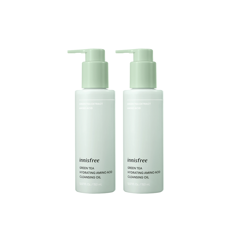 Green Tea Hydrating Amino Acid Cleansing Oil 150ml Twin Pack