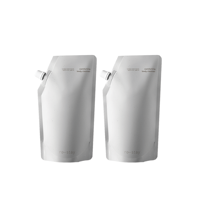 re-stay Comforting Body Cleanser 480 mL Twin Pack