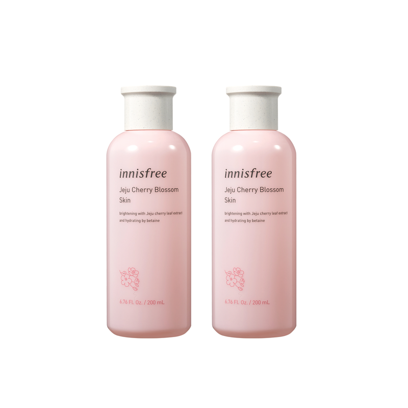 Jeju Cherry Blossom Skin 200ml Twin Pack