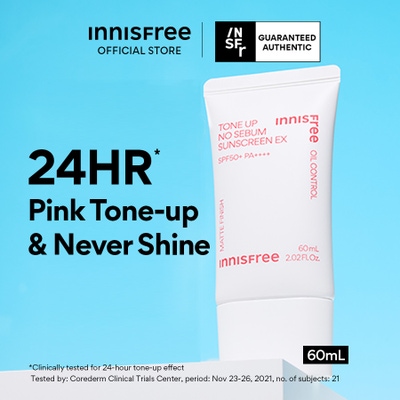 Tone Up No Sebum Sunscreen EX SPF50+ PA++++ 60ml