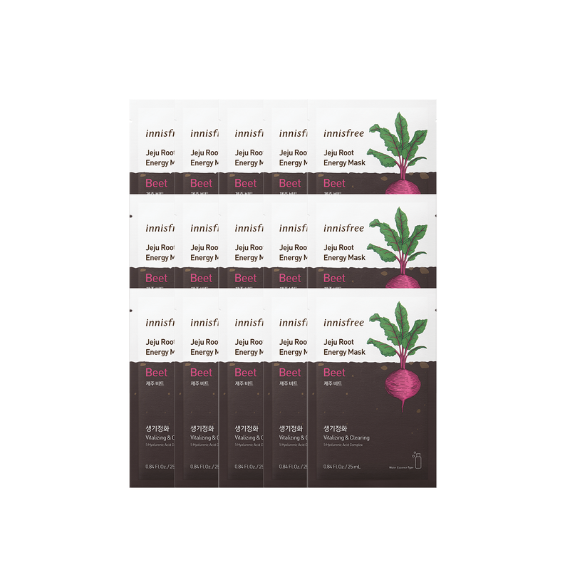 Jeju Root Energy Mask Beet Set (15-pc)