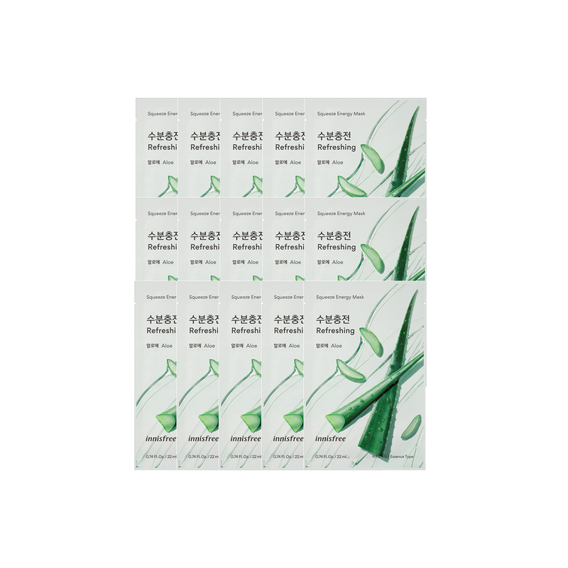 Squeeze Energy Mask Aloe Set (15-pc)