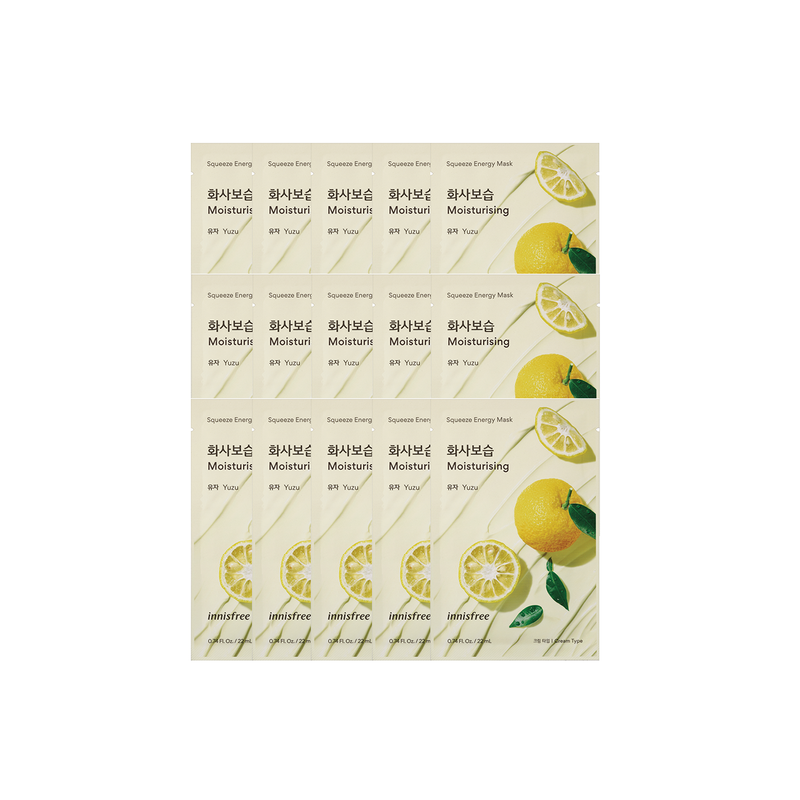 Squeeze Energy Mask Yuzu Set (15-pc)